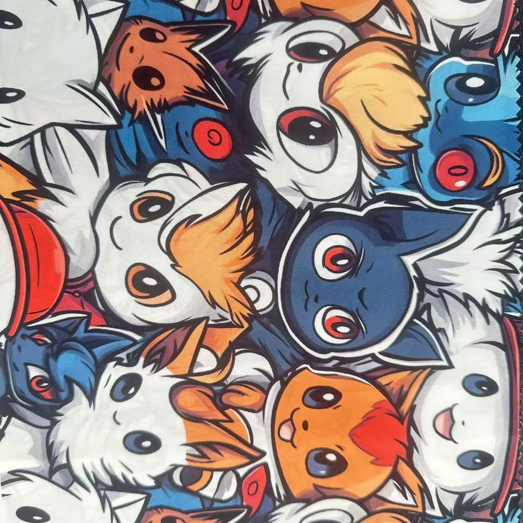 DTY 2/1 Twill 3D Printed Fabric 68D×75D / 84GSM 58"