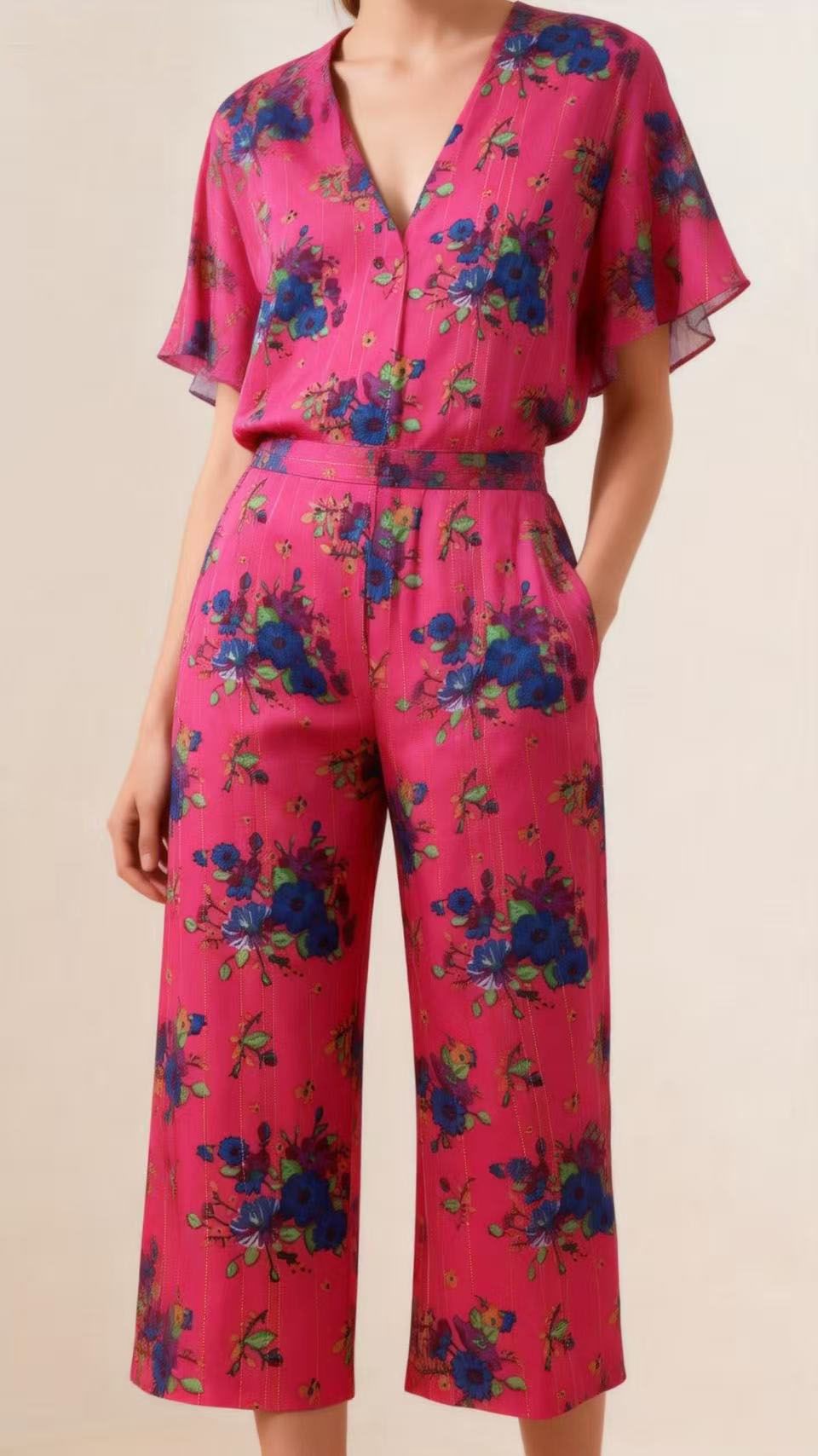 Jinghua Women's Blouse Nylon Printed Fabric