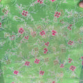 Shimmer Nylon Gold Thread Fabric – Tex Certified for Women's Wear